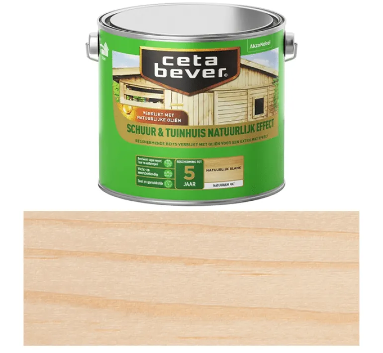 Cetabever Schuur & Tuinhuis Natuurlijk Effect