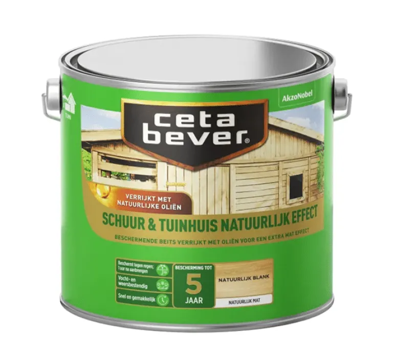 Cetabever Schuur & Tuinhuis Natuurlijk Effect