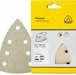 Klingspor Schuurpapier Delta 98×148 mm (5 stuks)