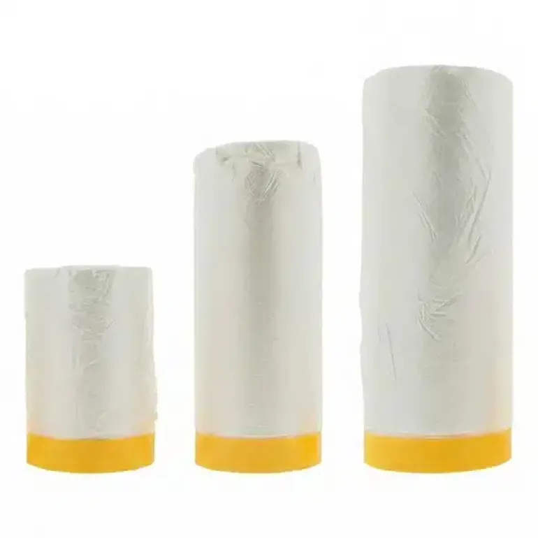 Masking Schilderstape Geel + Folie